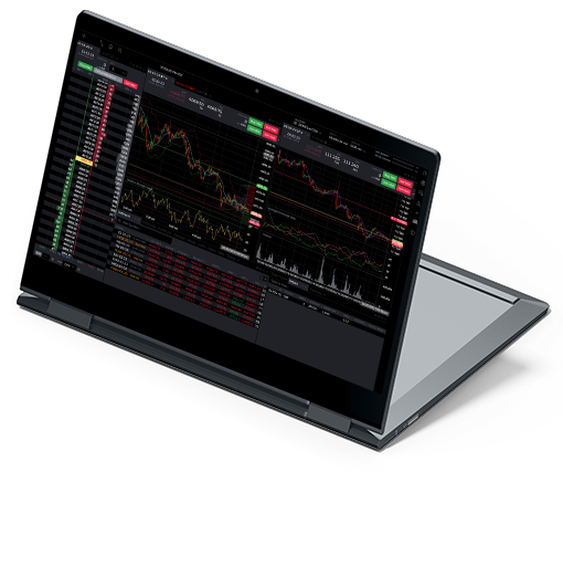 NinjaTrader on a tablet